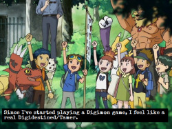 digitalopinionbox:  Since I’ve started playing a Digimon game