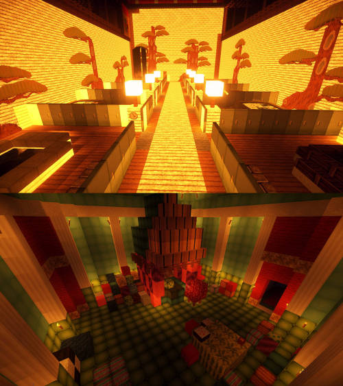 amberlyn-white:  vujon:  spirited away in minecraft, dont look back  You didn’t. 
