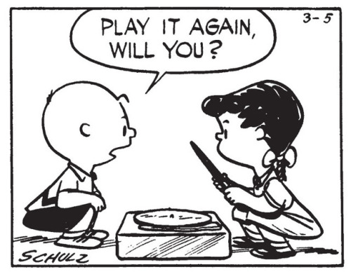 gameraboy:Peanuts, March 5, 1953Charles Schultz knew.