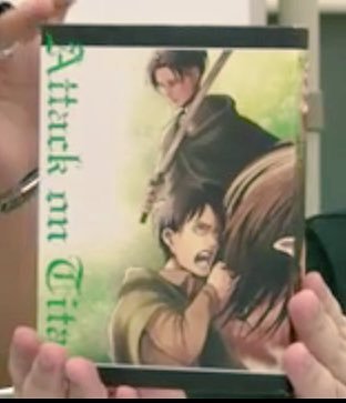 Low quality previews of Shingeki no Kyojin’s volume 18 cover and the upcoming DVD cover for the 2nd compilation film, all drawn by Isayama Hajime!As seen on today’s Bessatsu Shonen livestream!  