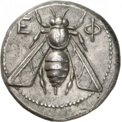 archaicwonder:  Bee Coin From Ephesos, Ionia,