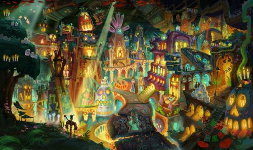 animationandsoforth: Concept art for The Book of Life