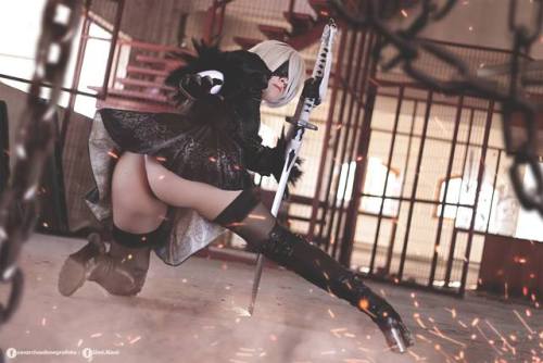 XXX cosplay-booties:Katta Ramos as 2B (NieR Automata) photo