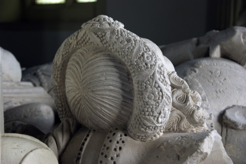 Tomb effigies of Sir Philip Thornbury and his wife Margaret, 1457