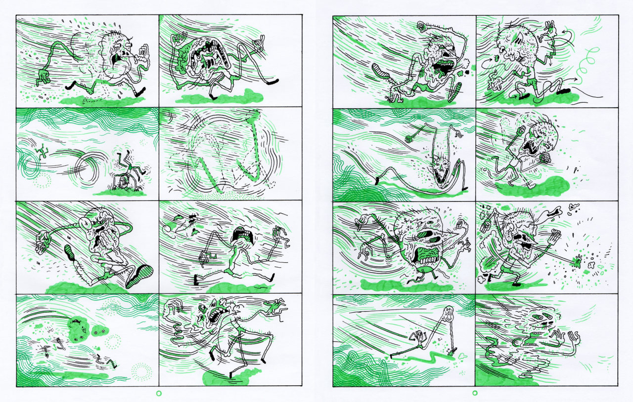 rowantedge:  Rowan Tedge - “Spectrum Jogger” Made for the Comics Workbook Composition