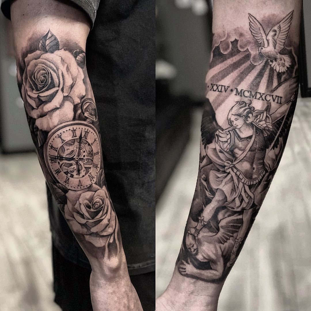 Good  Evil Sleeve by Brandon Schultheis TattooNOW