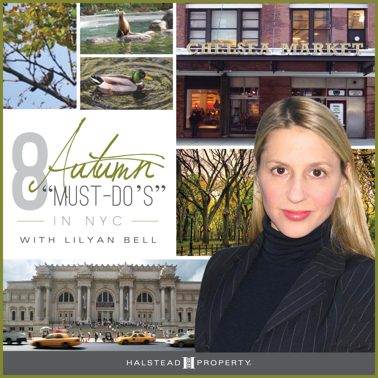 8 AUTUMN “MUST DO’S” IN NEW YORK CITY
With Lilyan Bell, Licensed Assoc. R.E. Broker in our Westside Office
The weather may be cooling down, but there are still a lot of fun outdoor activities to do in New York City. My son and I fill up our fall...