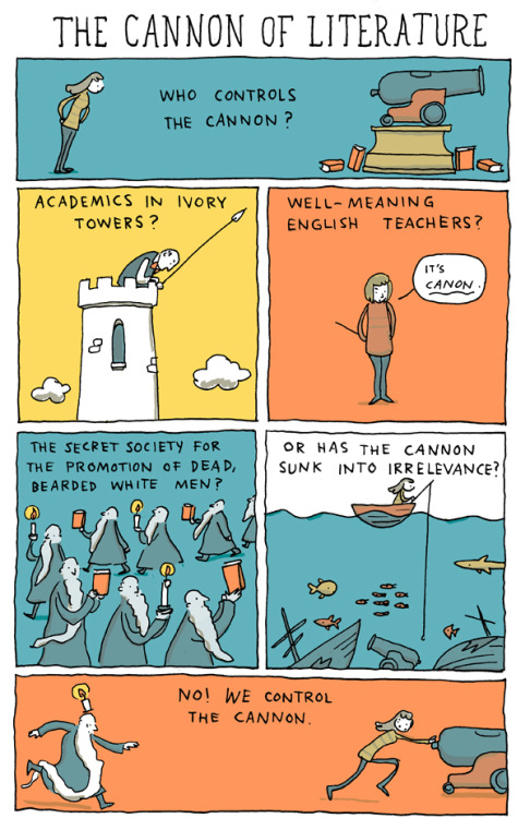 incidentalcomics: The Cannon of Literature (for The Southampton Review) Posters of this and many fin
