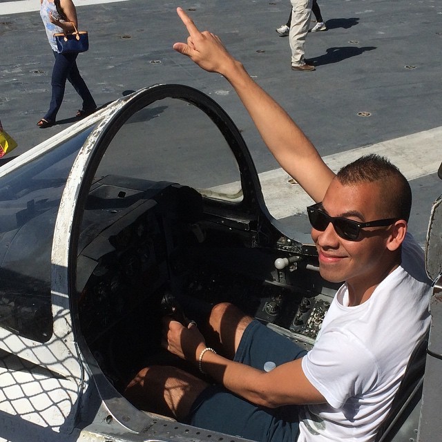 🚁🐾 (at USS Midway Aircraft Carrier)