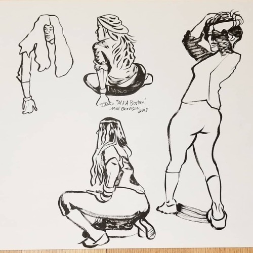 Was gonna meet friends at the MFA but that fell through…so…life drawing! Woot!   #mfa #lifedrawing #figuredrawing #ink #artistsontumblr #artistsoninstagram  (at Museum of Fine Arts, Boston)