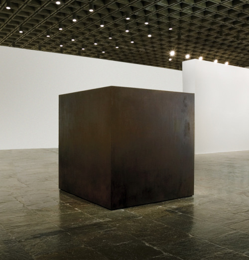 smokeandsong:Tony Smith - “six-foot cube, Die.”Q: Why didn’t you make it larger so
