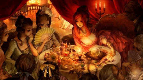 kida emika dragon’s crown sorceress cleavage dress tagme | #327636 | yande.re