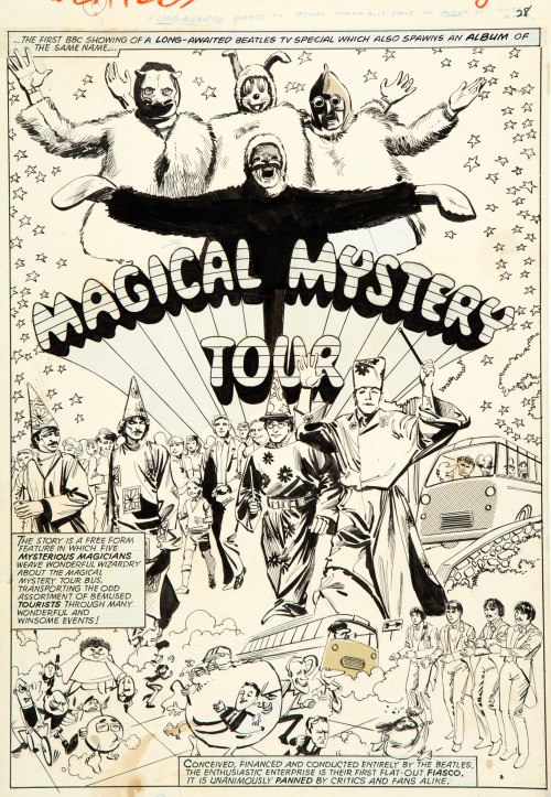 Marvel Super Special #4: The Beatles Story Part TWO By George Perez And Klaus Janson