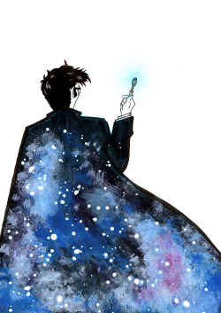 sonicscrewdriving:  He's carrying the whole universe in his pockets. He's got comets in his hair and constellations on his back. 