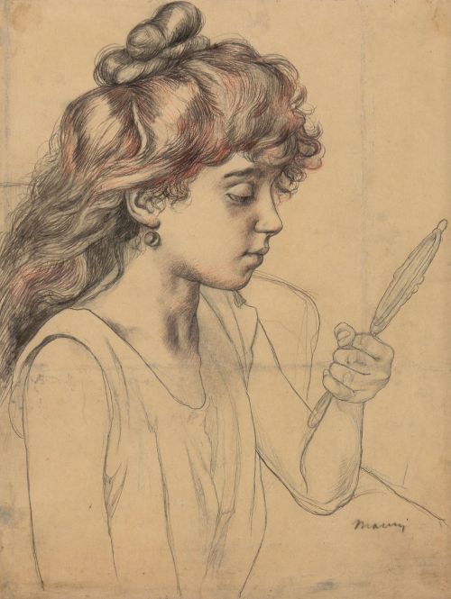 jes68:Charles Maurin (1856-1914), Portrait de Mademoiselle Debray.