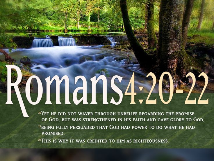 romans 4:20-22