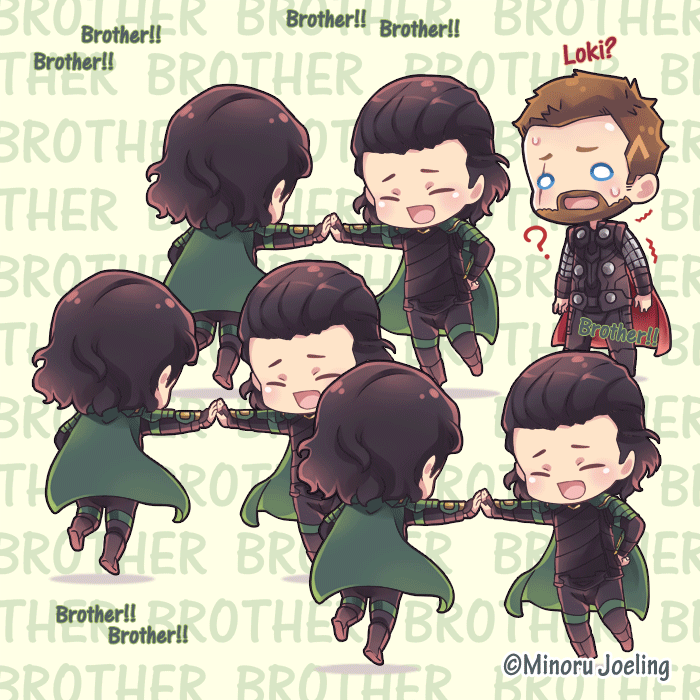Mostly Loki — minorujoeling: Spending long time to drawing this...