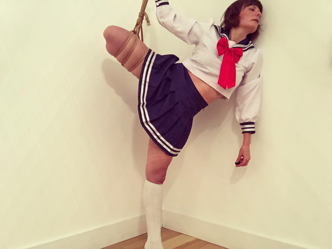 kissmedeadlydoll: New sailor moon outfit means new self suspension pictures 