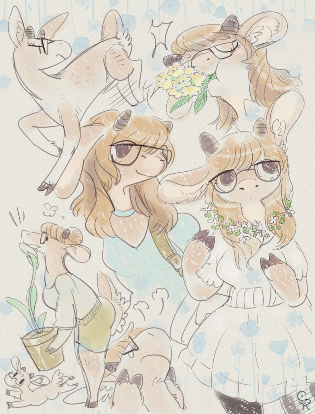 goat-soap:tsukurikake:AT to brindledcashew (furaffinity) of her deer c:  LOOK AT