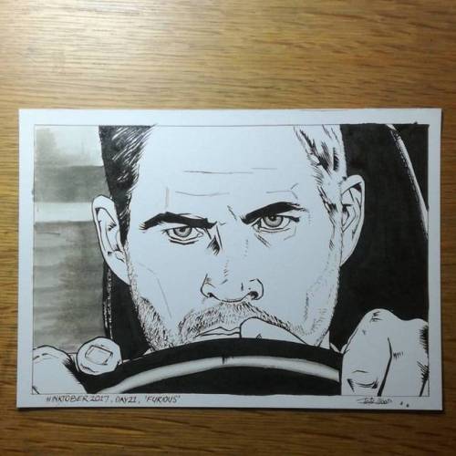 #Inktober #Day21, &lsquo;Furious&rsquo;The Fast &amp; Furious film franchise came full-throttle into