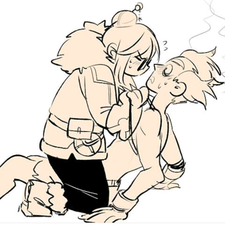sunnypyro:When you get your snowball mad but all she wants to do is kiss and cuddle