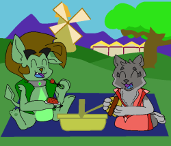 Ask-Wisp-The-Diamond-Dog:wisp:  Now This Is A Much Better Idea, A Picnic Out In