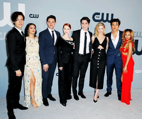 sprouseharts: Riverdale cast attend the 2018 CW Network Upfront in New York City (May 17)
