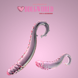 ddlgworldshop: Tentacle Glass Dildo/Wand    We don’t even have to explain this piece - it speaks for itself. Stunning high quality glass &amp; shaped perfectly to hit your g-spot. This packs a mighty punch of pleasure as well as a truly unique beautiful