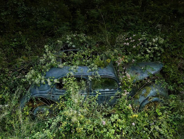 asylum-art:  Paradise parking by Peter LippmanAmerican artists Peter Lippman spent