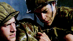 jamiefraser:  The Pacific: Four relationships → Sledge and Snafu  Got a smoke?