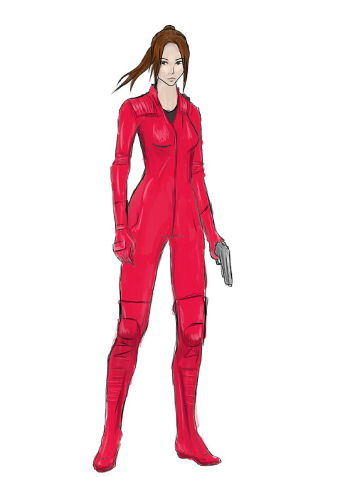 Claire Redfield outfit concept art