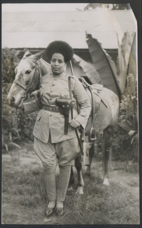 historium:Women in the Ethiopian army during the Second Italo-Ethiopian War, 1930s