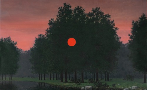 René Magritte aka René François Ghislain Magritte (Belgian, 1898-1967, b. Lessines, Belgium) - Le Ba
