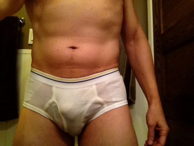 wetcrashsf:  New Staffords, very wet.  #tightywhities #whitebriefs #wetbriefs 