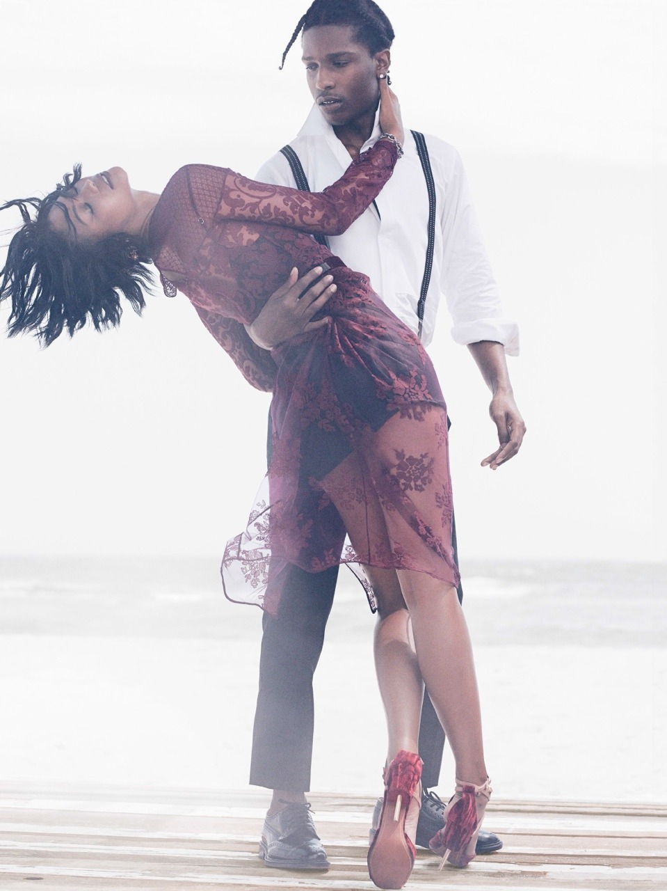 habeshabeautymark:  tismys:  gxxdgxxn:  A$AP Rocky &amp; Chanel Iman for Vogue