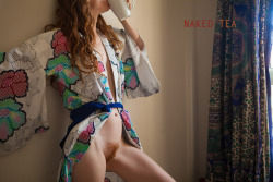 naked-tea:  Amazeballs kimono does Naked