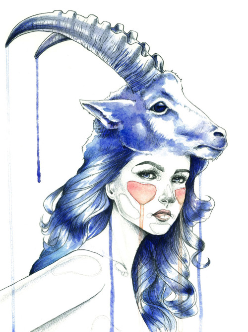 Porn miadesu:  “Zodiac Series”Watercolor photos