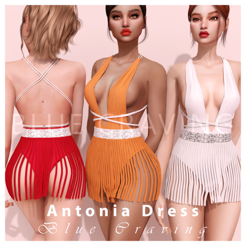 bluecravingcc:SIMS 4 CC - ANTONIA DRESS♥ DOWNLOAD ♥ Public released——————– TOU ————————–Do not reupl