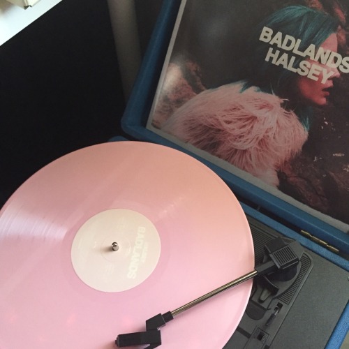 alyssaemilie:peachkanken:my badlands vinyl came today and it’s so prettyi want this, but i also want