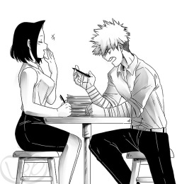 littleroundpumpkin:  Bakumomo Day 4: AUDrawing