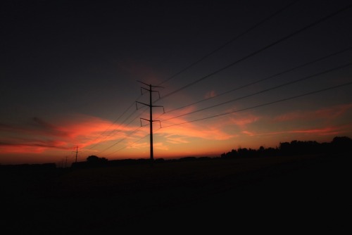 Happiness is chasing a sunset on a gorgeous June night