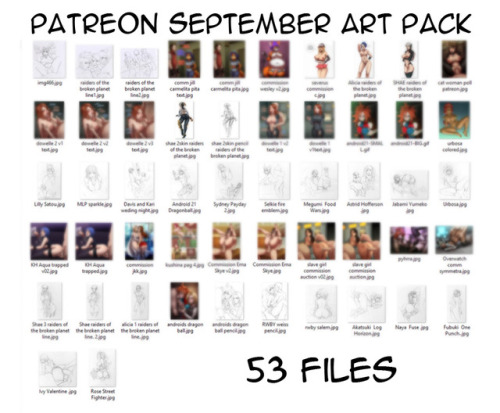 Preview of what you could get at my Patreon each month ^w^/This is the list of files for September reward pack! Support me on Patreon! https://www.patreon.com/DearEditor