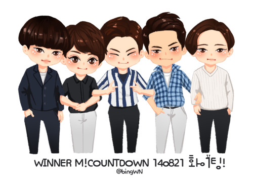 Just some Winner doodles I uploaded recently on my new winner twitter account (for winner spazzing a