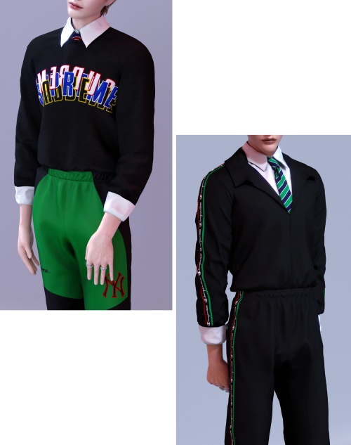 rona-sims: [RONA]﻿ ﻿Round 0 Tracksuit Set TS4New mesh10 SwatchesHQ Compatible[T.O.U]Do not re-upload