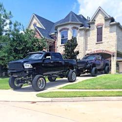 zcrowe26:  cummins-trucks:  I’ll take the house and both trucks please.  People always ask what would you do if you won the lottery….. This. Just a little more redneck  I&rsquo;ll take the trucks, as long as they&rsquo;re Chevy&rsquo;s and instead