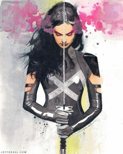 alcaantaraas:Psylocke by Jeff Dekal