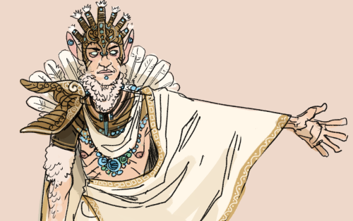 foulserpent:ayleid sorcerer king fashion concept