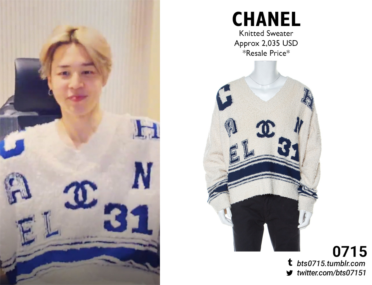BTS FASHION/STYLE FINDER — 200827  Jimin : Official twitter update Chanel  