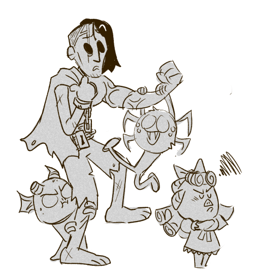 some Darkest dungeon/ Don’t starve crossovers because i love games where sanity has a big aspe