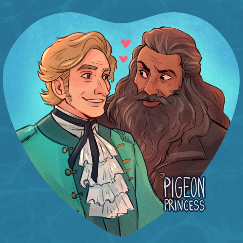 pigeon-princess:Blackbeard and The Gentleman Pirate ‍☠️